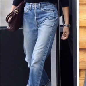 Levi’s 501 Button Fly Straight Leg Jeans Size 30